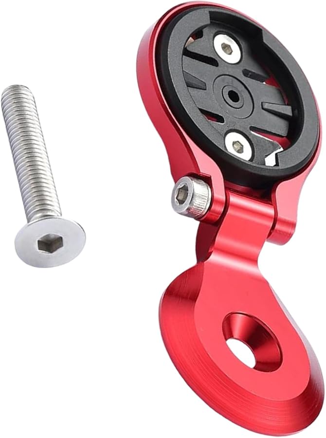 Bairuiteng Size Red Mountain Bike Phone Mount Holder Adjustable Front Stem Computer Extension - Image 1